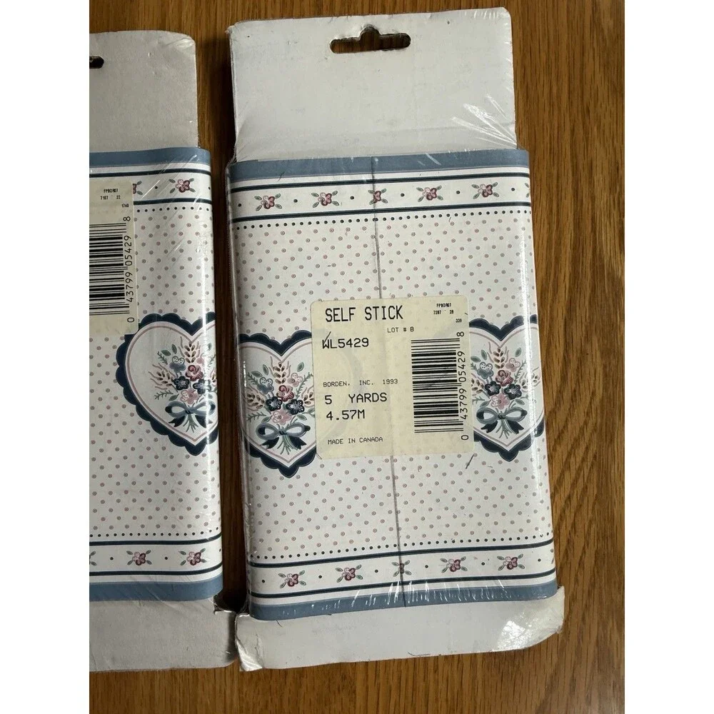 3 Vintage Border Self Stick Teddy Bear Country Theme Removable, Peel & Stick
